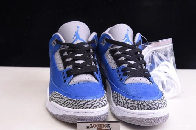 1st Kicks Shoes Jordan AllSeason Royal' Air Retro - 3 CT8532 'Varsity 961 1205